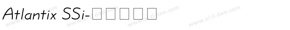Atlantix SSi字体转换